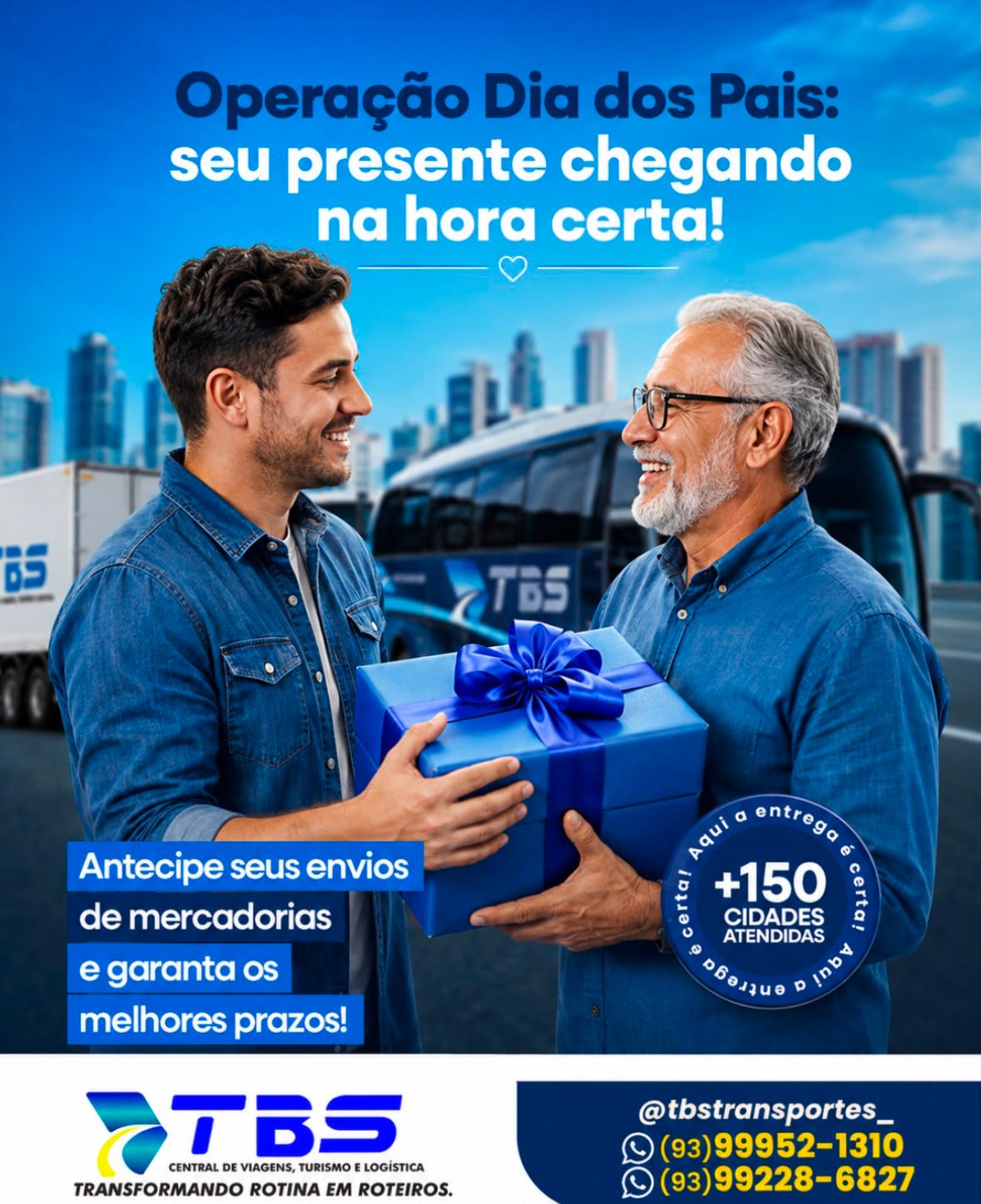 Presente dos pais 💙✨
